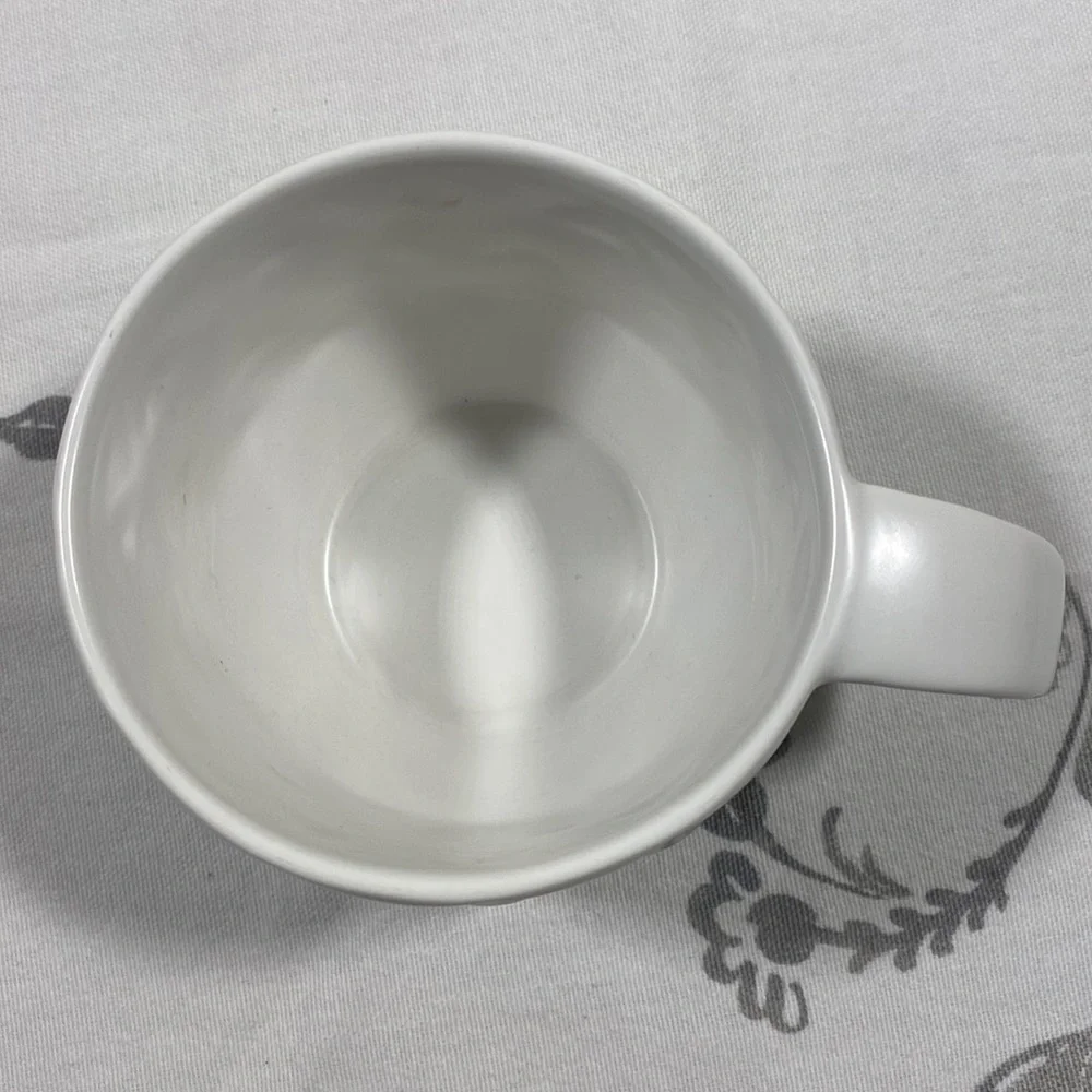 Starbucks Mug 3D White Mermaid Scales / Diamonds New‎ Bone China 2013